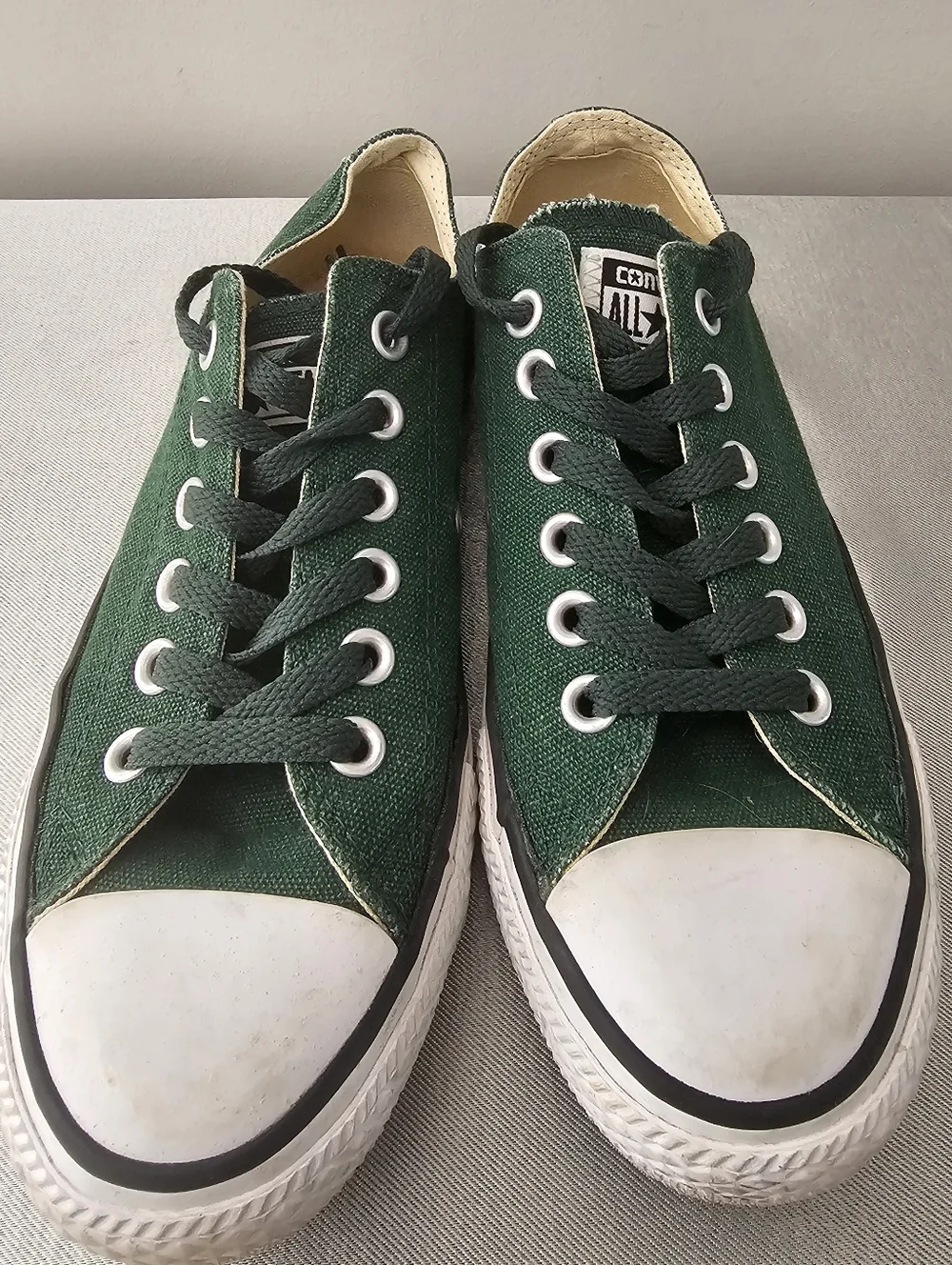 CONVERSE All Stars Youth Emerald Green Low Cut Sneakers, Shoes